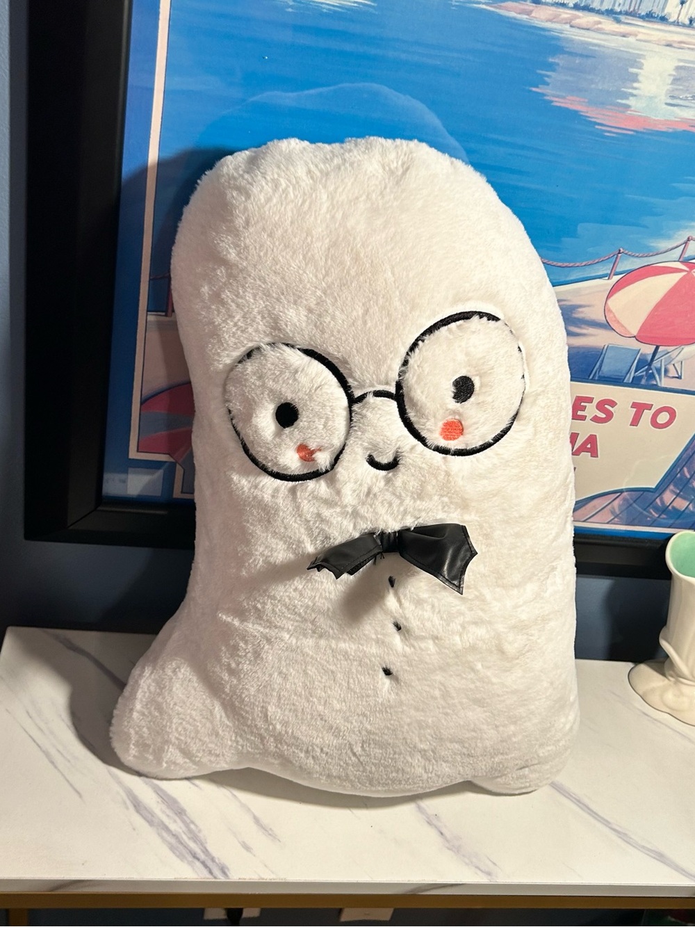 Burlington family ghost pillow